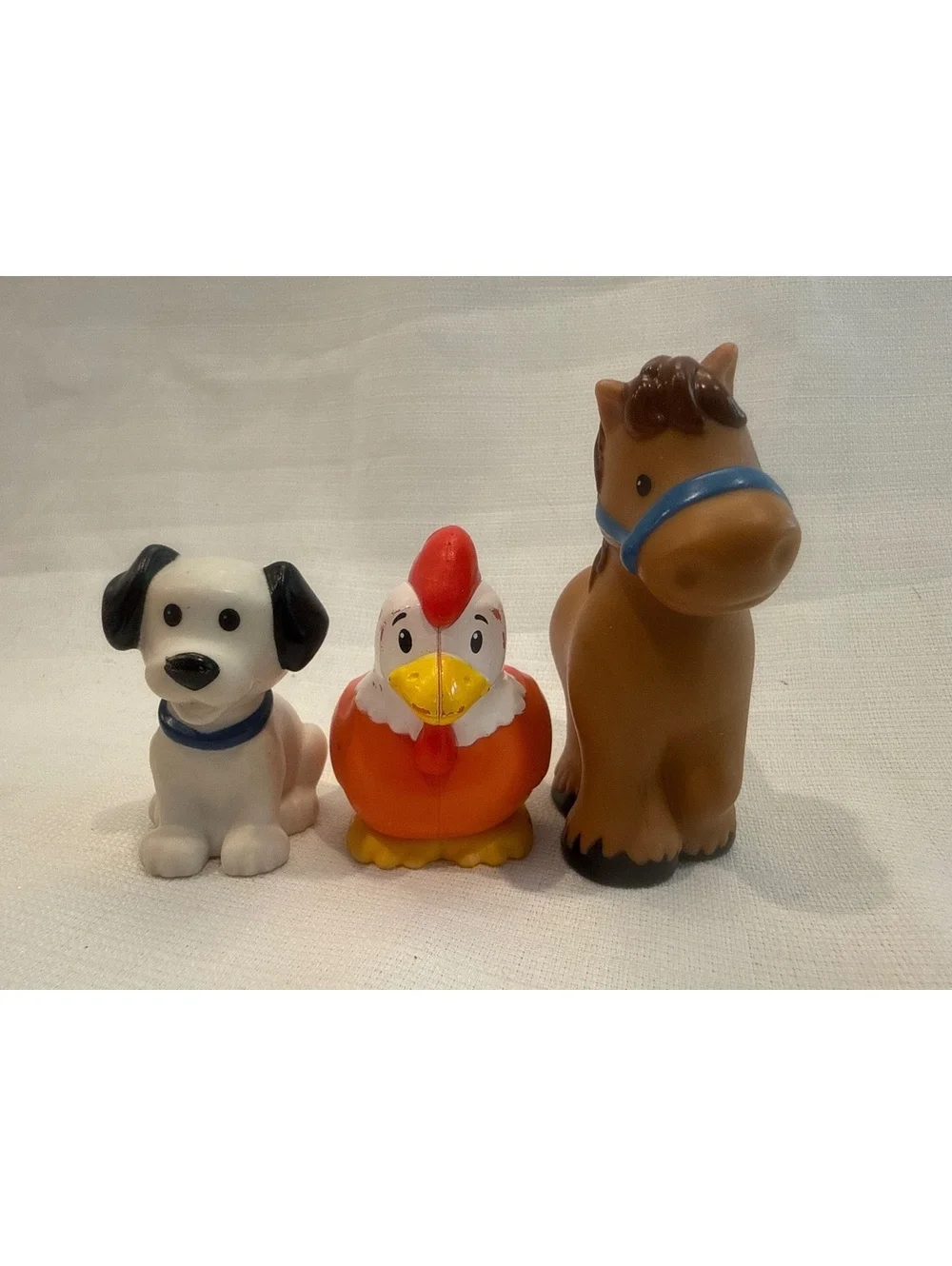 Little People Farm Animal Figures Set - Dog, Chicken, Horse